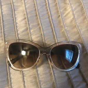 Coach cat eye sunglasses, Clear Pink